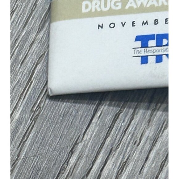 Vintage It's Time To Try Drug Awareness Week Nov 1925  Pinback Button - Picture 2 of 7